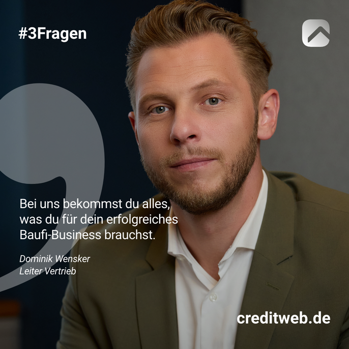 3 Fragen an Dominik, Leiter Vertrieb